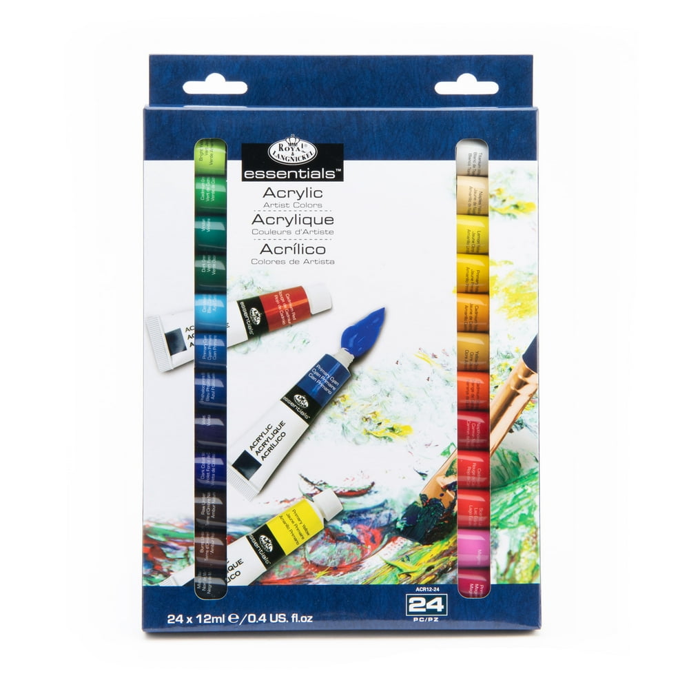 Royal & Langnickel 12 ml Acrylic Paint Set, 24 Colors