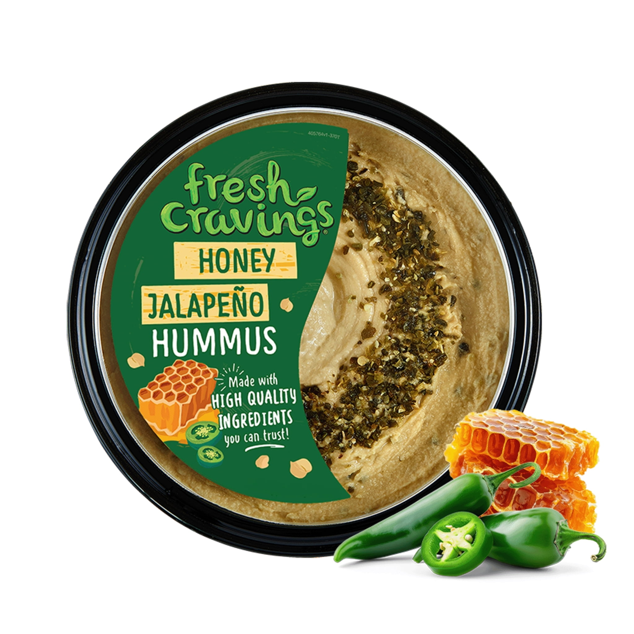 Fresh Cravings Single Serving Honey Jalapeno Hummus, 10 oz Plastic
