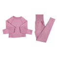 thumbnail image 1 of Trajes de nailon para hacer ejercicio para mujer, 2 piezas, trajes de yoga s, top corto deportivo METRO Yuyangstore  Yoga Sport Suit Mujeres, 1 of 8