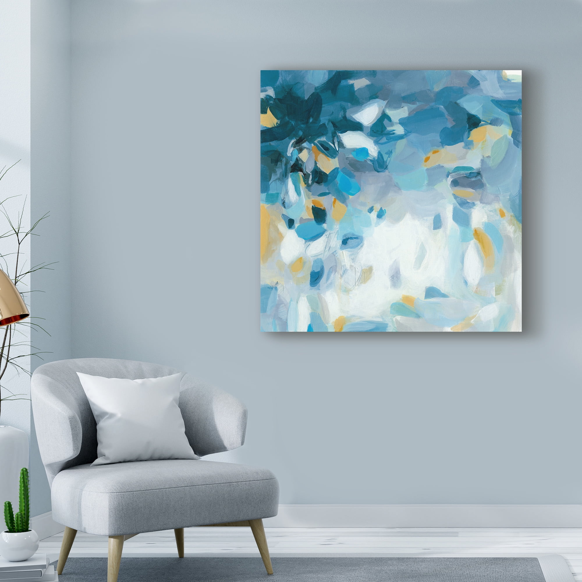Trademark Fine Art 'Summer Blues' Canvas Art by Christina Long