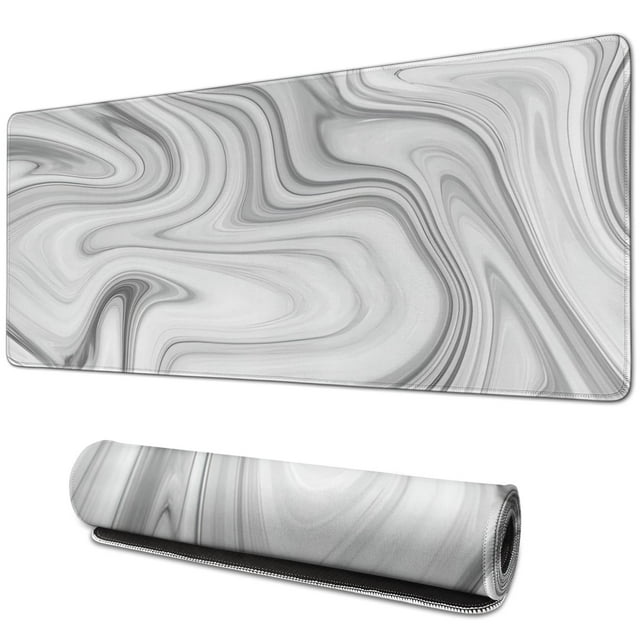 Fluid Marbled Gaming Mouse Pad - Oversized for Superior Gaming and Office Experience