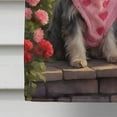 thumbnail image 7 of Bearded Collie Two Hearts House Flag, 7 of 7