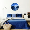 thumbnail image 3 of Blue Moon Wall Clock Battery Operated 16 Inch Modern Silent Non Ticking Decorative Wall Clocks for Kitchen Living Room Office, 3 of 7