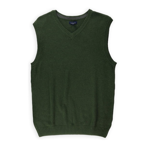 Croft&Barrow - Chaleco cl?sico para hombre, color verde, mediano Croft&Barrow Chaleco