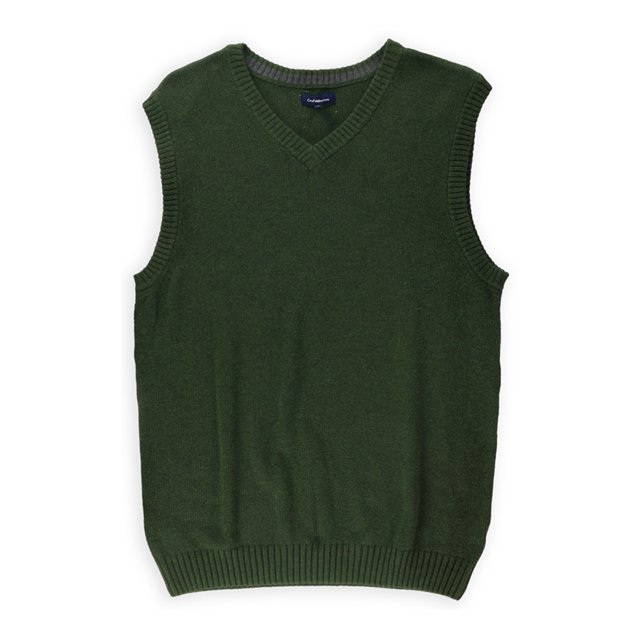 Croft&Barrow - Chaleco cl?sico para hombre, color verde, mediano Croft&Barrow Chaleco