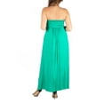 thumbnail image 2 of 24seven Comfort Apparel Plus Size Strapless Maxi Dress, 2 of 4
