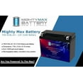 thumbnail image 6 of Y50-N18L-A3 Battery for Arctic Cat Mountain 570 '04 + 12V 4Amp Charger, 6 of 10