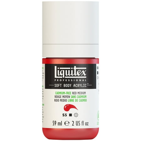 UPC: 0887452997795 | Liquitex Professional Soft Body Acrylic Color  2 oz. Bottle  Cadmium-Free Red Medium