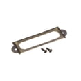 thumbnail image 4 of Unique Bargains 60x17mm Drawer Tag Label Metal Label Holder File Tag Frames Bronze Tone 30 Pack, 4 of 6