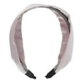 thumbnail image 3 of Unique Bargains 1 Pc Headband Satin Solid Color Wide Hair Accessories Pink, 3 of 5
