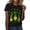 Black, variant on Aayomet St Patrick's Day Womens Tops Casual Women Summer T Shirts Short Sleeve Rounded V Neck Pocket Tee Tops,Green M