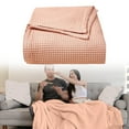 thumbnail image 2 of GQDIN Cotton Blankets Throw Size for Bed - Waffle Weave Blankets for Summer, Lightweight and Breathable Soft Woven Blanket for Spring, Soft Durable For Everyday Use,39.3" x 27.5", 2 of 9