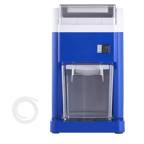 KFFKFF Commercial Ice Shaver Machine, 1.91QT / 1.8L Electric Snow Cone Maker, Fine & Fluffy Ice with 300W Motor, Stainless Steel Blades, Shaved Ice Machine for Home, Parties, Restaurants