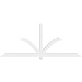 thumbnail image 2 of 96"W x 40"H x 4"D x 4"F, 10/12 Pitch, Redmond Architectural Grade PVC Gable Bracket, 2 of 8
