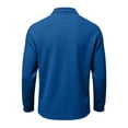 thumbnail image 5 of Men's Casual Polo Shirts Classic Long Sleeve Basic Button T-Shirt Lightweight Golf Tops, 5 of 5
