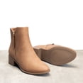 thumbnail image 2 of BURUDANI Women's Side Zip Low Heel Ankle Booties, 2 of 5