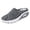 #01-Dark Gray, variant on Mules Clogs for Women Summer Air Cushion Platform Mesh Mules Sneaker Sandals for Female Lightweight Beach Shoes Outdoor Slippers Walking Shoes