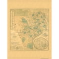 thumbnail image 1 of Universal Map 16178 Texas 1853 Historical Print Mounted, 1 of 1