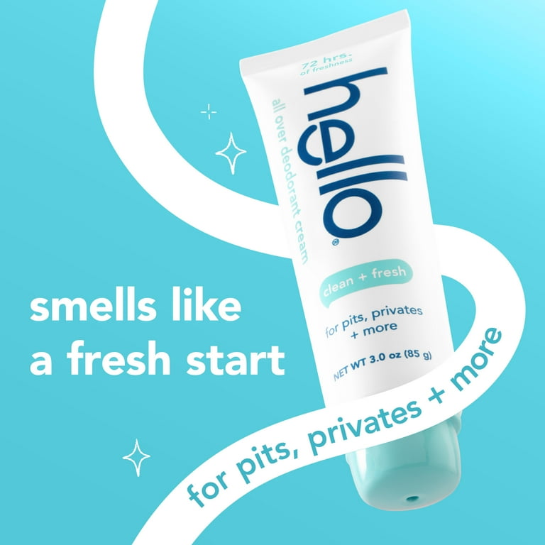hello Clean & Fresh Whole Body Deodorant for Women and Men