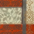 thumbnail image 2 of Vess, June Erica 20x20 White Modern Wood Framed Museum Art Print Titled - Mandarin Scroll II, 2 of 4