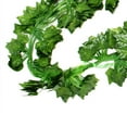 thumbnail image 4 of 24 Packs Of Artificial Ivy Leaf Plant Vine Hanging Wreath Fake Home Garden Office Wall Decoration Green, 4 of 7