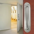 thumbnail image 6 of YUMILI Door Pull - Stainless Steel Pull and Push Plate Door Access Door Pull Plate Handle with Screws, Easy Installation, Oval/Square(Oval), 6 of 8