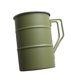 thumbnail image 2 of Taza de camping de acero inoxidable, taza para beber, taza de café, taza de agua con asa y verde, 2 of 9