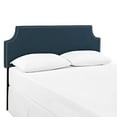 thumbnail image 4 of Modern Contemporary Urban Design Bedroom Full Size Headboard, Navy Blue, Fabric Wood, 4 of 4
