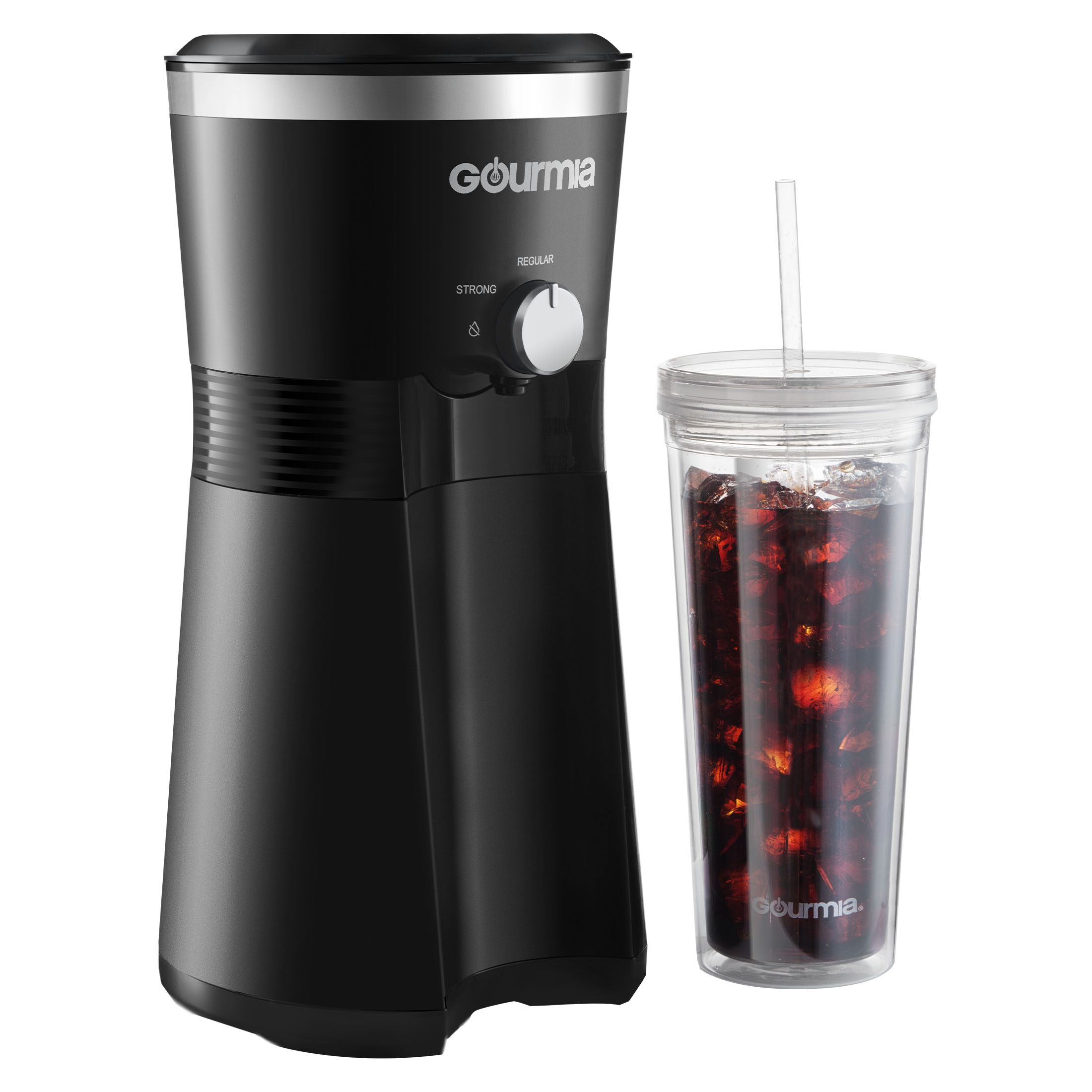 Gourmia Iced Coffee Maker with 25 fl oz. Reusable Tumbler, Black - image 6 of 7