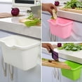 thumbnail image 6 of Hanging Kitchen Waste Bins - Over-Cabinet Garbage Bowl Holder Trash Containers for Collecting Food Scraps and Compost from Counter, 6 of 8