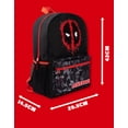 thumbnail image 2 of Marvel Boys Black Backpack, 2 of 6