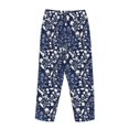 thumbnail image 5 of Naloa Plant Print Women’s Ultra-Soft Comfy Pajama Lounge Pants with Pockets & Drawstring, 5 of 8