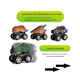 thumbnail image 2 of Coches Dinosaurios Juguetes 8pz Malubero  Multicolor, 2 of 5