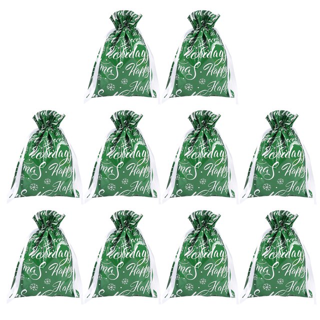 Nueva bolsa de regalo de Navidad Bolsa de regalo con cordón Bolsa de papel de aluminio de Navidad Bolsa de regalo de Navidad Wmkox8yii HFSH658