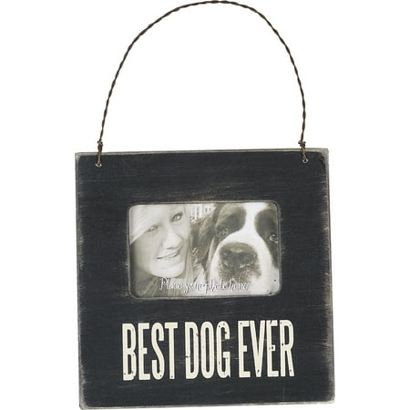 Primitives Best Dog Ever Mini Frame (Best Place To Scan Photos)