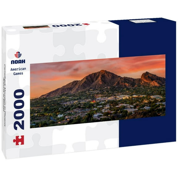Noah Jigsaw Puzzle Camelback Mountain in Phoenix Arizona at sunset panorama 2000 pieces
