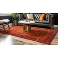 thumbnail image 1 of Unique Loom Autumn Collection Border Casual Rustic Warm Toned Terracotta Area Rug (9' 0 x 12' 0), 1 of 2