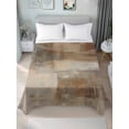 thumbnail image 4 of Brown Flat Sheet Only Twin Size, Soft Breathable Bed Top Sheets for Mattress, Oil Painting Abstract Art Contemporary Luxury Bedding Flat Sheets for Home Hotel Bedroom Bed Protection, 4 of 9