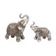 thumbnail image 5 of Escultura de estatua de pareja de con maletero arriba figurita de resina coleccionable para mesa Oficina dormitorio decoración regalos de Baoblaze Estatuilla de elefante, 5 of 8