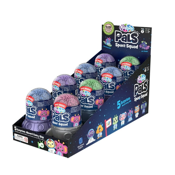 Educational Insights Playfoam Pals Space Squad Party Pack of 8, 5 Surprises Inside, Sensory, Shaping Fun, Perfect for Ages 3 