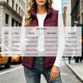 thumbnail image 3 of Byworldtasic Women's Lightweight Quilted Puffer Vest Stand Collar Zip Up Outerwear Sleeveless Jacket with Pockets, 3 of 8