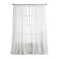 thumbnail image 6 of Martha Stewart Delicate Stripe Curtain Panel Pair Poletop, Indoor, White 50"W x 84"L, Adult, 6 of 6