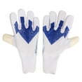 thumbnail image 1 of Un par de guantes de portero de fútbol con agarre fuerte en la palma, protección para los dedos, látex antideslizante y nailon, guantes de portero de fútbol transpirables de 8 pulgadas, 1 of 14