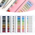 thumbnail image 1 of 1200 Pcs Onglets d'Index, Onglets de Notes Adhésives Translucides Inscriptibles avec Règle, 20 Couleurs Morandi Marque-Pages Repositionnables pour Marquage de Pages Classement de Fichiers, 1 of 6