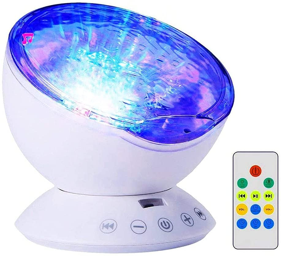 remote control ocean wave projector night light