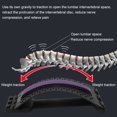 thumbnail image 4 of AMERTEER Back Stretching Device Back Stretcher Waist Support Muscle Stretcher Multi-Level Lumbar Support Stretcher Spinal  Lower and Upper Muscle Pain Relief, 4 of 11