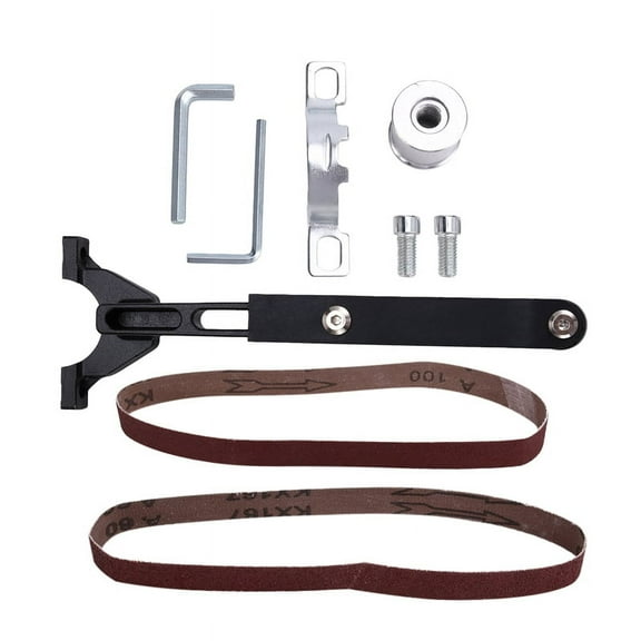 1 x M10/M14 Angle Grinder Belt Sander Adapter Kit-Black