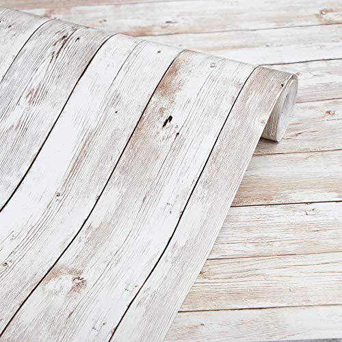 Abyssaly Wood Wallpaper 17 71 X 118 Self Adhesive Removable Wood Peel And Stick Wallpaper Decorative Wall Covering Vintage Wood Panel Interior Film Wood Wallpaper Walmart Com Walmart Com