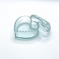 thumbnail image 6 of FacoFaco Heart Shape Glass Jewelry Box Jewelry Organizer for Women Girls , Light-Green, 6 of 7