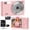 Pink, variant on Acuvar 44MP Compact Point and Shoot Digital Camera, 16X Digital Zoom, 2.4 Inch Screen & 32GB SD Card, Vlogging Camera for Kids Teens Students Boys Girls Seniors (Pink)